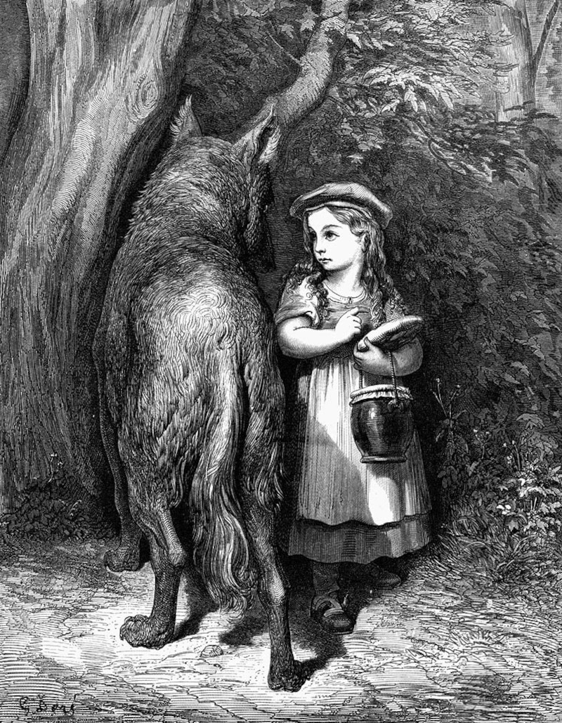 Le petit chaperon rouge de Gustave Doré